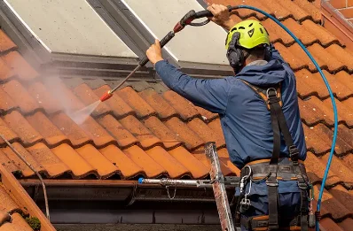 Démoussage et hydrofuge de toiture à l'Habit